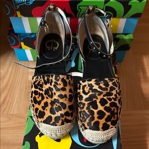 C. Wonder Brown and Black Espadrilles.